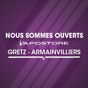 Voir notre boutique de cigarette électronique à Gretz-Armainvilliers (77)