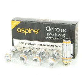 Pack de 5 resistances Cleito 120 Pro 0.15ohm Aspire