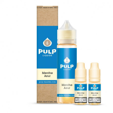 Pack 40ml + 2x10ml Menthe Azur Pulp - 06mg