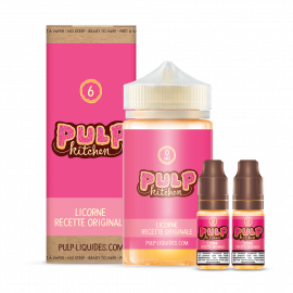 Pack 200ml + 10ml Licorne Recette Originale Pulp Kitchen - 06mg