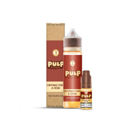 Christmas Cookie & Cream Pulp Kitchen 40ml 00mg + 2 Christmas Cookie & Cream Pulp Kitchen 10ml 18mg