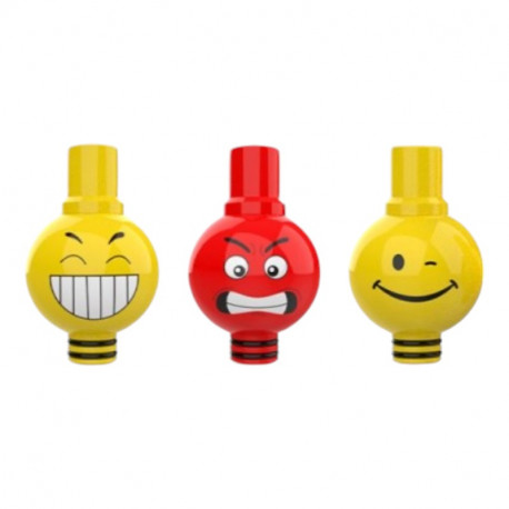 Pack de 3 Drip Tips 510 Smile Taille S Fumytech