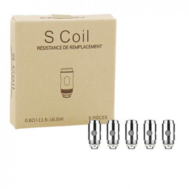 Pack de 5 resistances 0,6ohm S-coil Sceptre Innokin