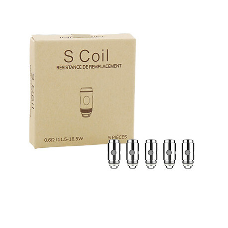 Pack de 5 resistances 0,6ohm S-coil Sceptre Innokin