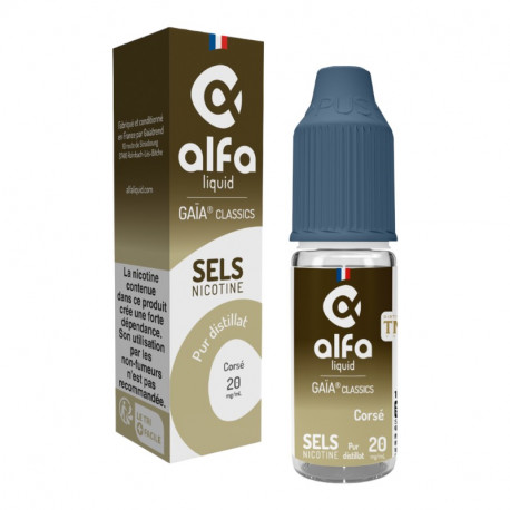 Corsé Sels De Nicotine Gaia Classics Alfaliquid 10ml