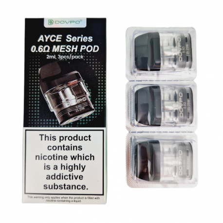 Pack de 3 Pods 2ml + résistance Ayce Pro Dovpo