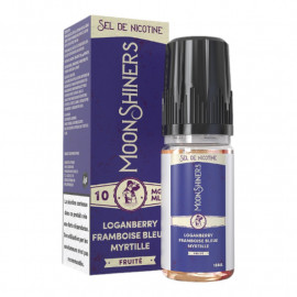 Loganberry Framboise Bleue Myrtille Nic Salt Basic Moonshiners 10ml