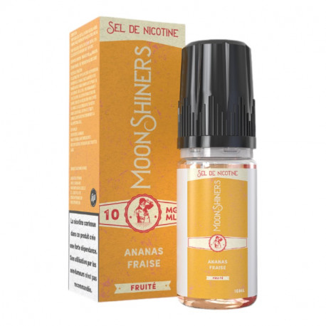 Ananas Fraise Nic Salt Basic Moonshiners 10ml