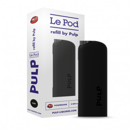 Power Bank Le Pod Refill 2200mah Noir Pulp