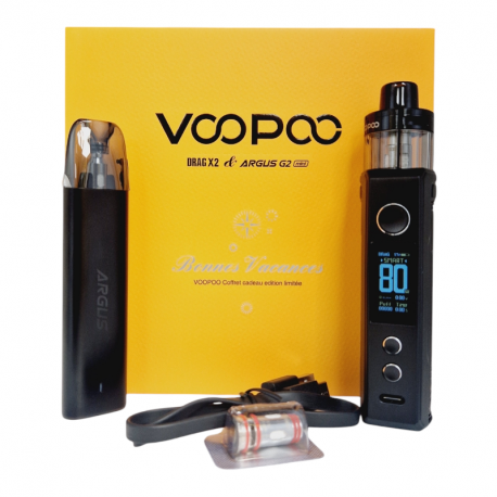 Bundle Drag X2 Spray Black & Argus G2 Mini Édition Noël Voopoo