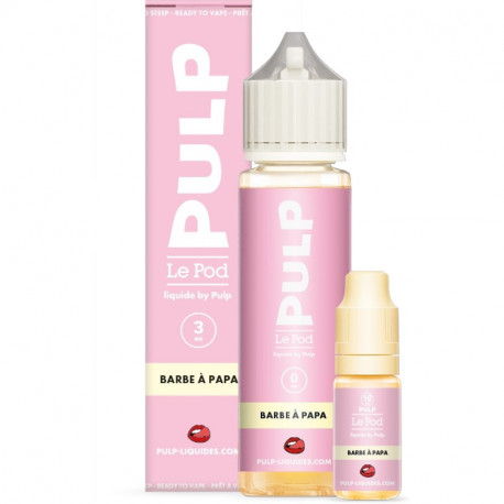 Pack 50ml + 10ml Barbe À Papa Pod Liquide Pulp - 03mg