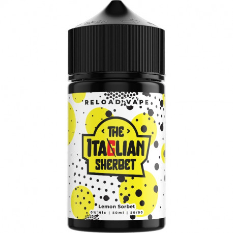 Lemon Sorbet The Itaglian Sherbet Reload Vape 50ml