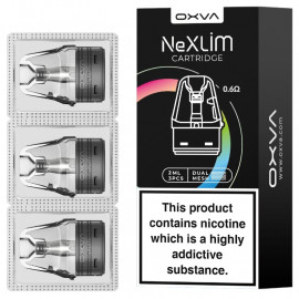 Pack de 3 Pods Dual Mesh 4ml + résistance Nexlim Oxva