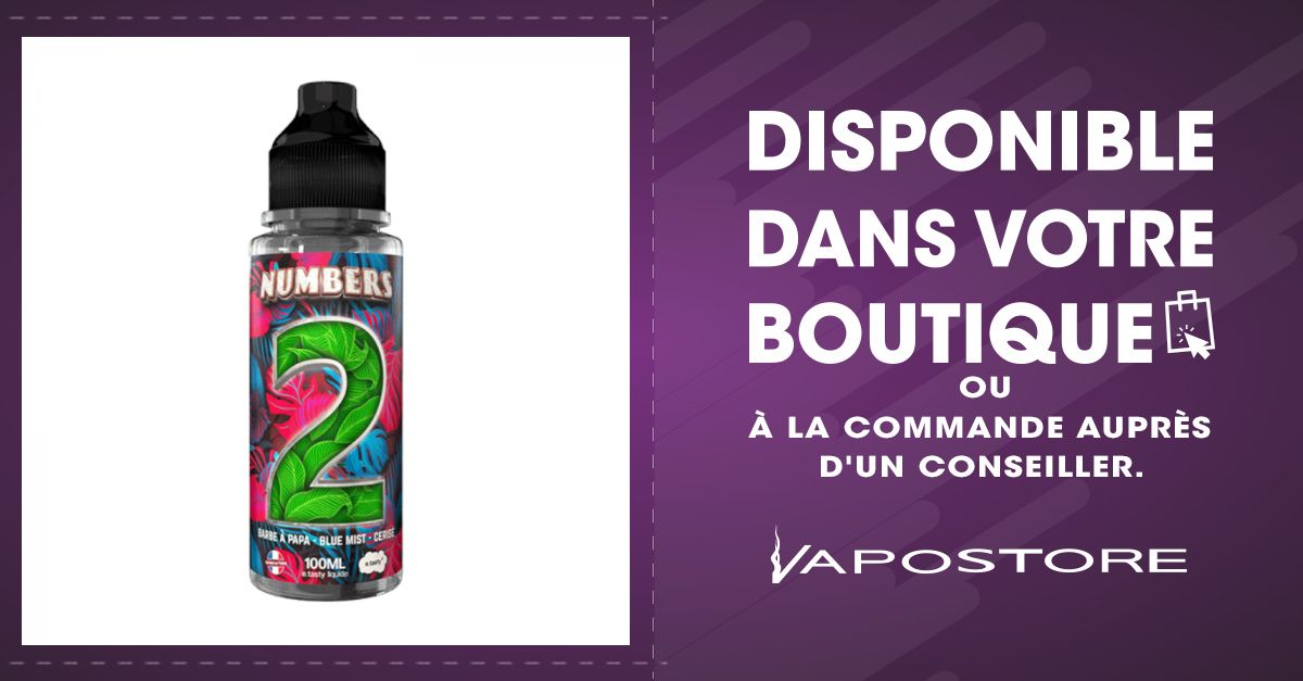 E-liquide Numbers 2 E.Tasty au goût fruité détonnant et puissant